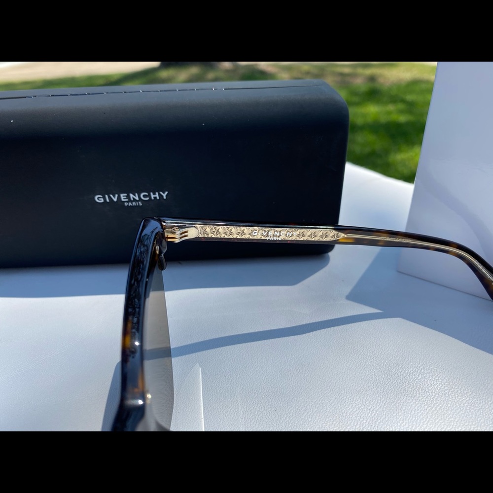 Givenchy Dark Havana & Brown Cat Eye Sunglasses - Picture 7 of 9